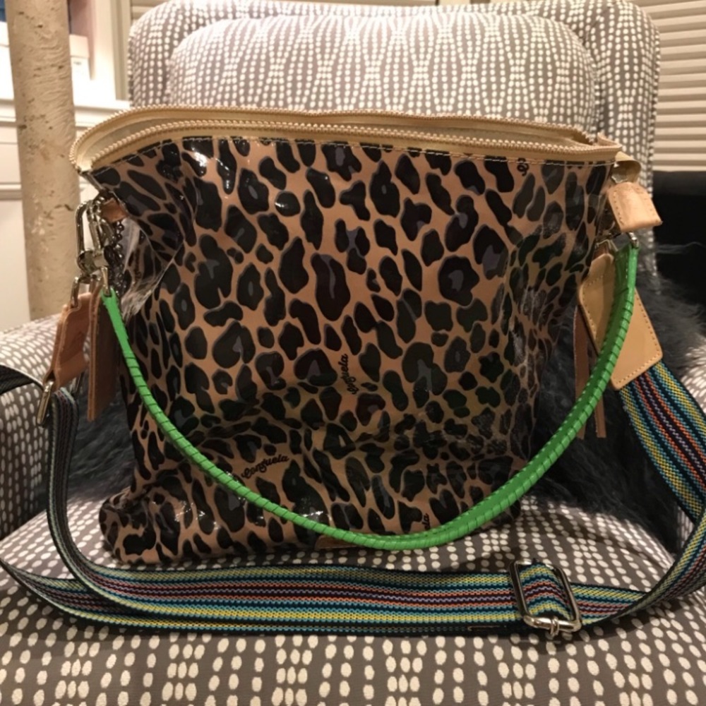 Pre owned Consuela tote with additional leather strap.
